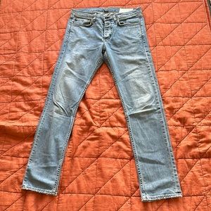 Rag & Bone Fit 2 Slim Jeans (faded blue, Size 32)